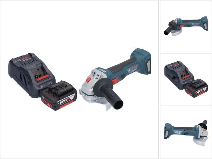 Actual product image Bosch Professional Bosch GWS 18V-7 Professional cordless angle grinder 18 V 125 mm brushless + 1x rechargeable battery (125 mm)