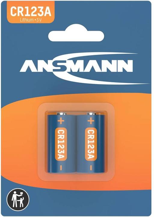 Produktbild Ansmann LithiumBatterie CR13 (2 Stk., RCR123A, 1500 mAh)