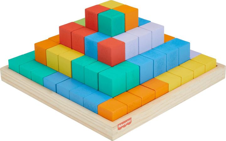 Produktbild Fisher-Price Kunterbunte Holzbausteine
