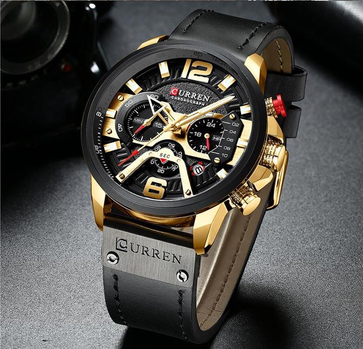 Actual product image Curren Mens Wristwatch (Chronograph, 48 mm)