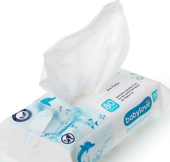 Actual product image dm babylove Wet wipes (320 Piece)