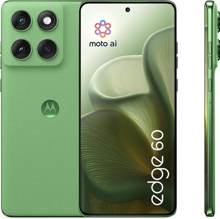 Actual product image Motorola Edge 60 (512 GB, Pantone Shamrock, 6.67", Dual SIM, 50 Mpx, 5G)