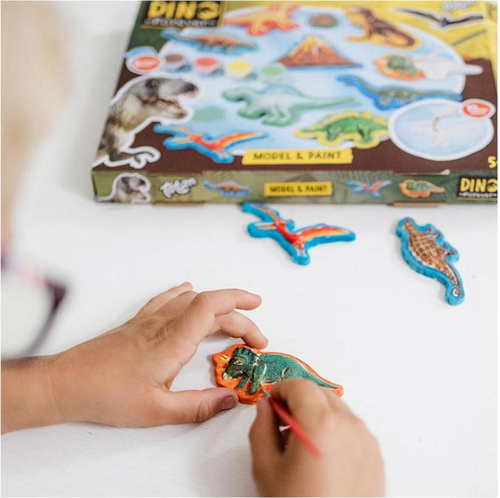 Image du produit Totum Dino Forever - Moulage en plâtre et peinture