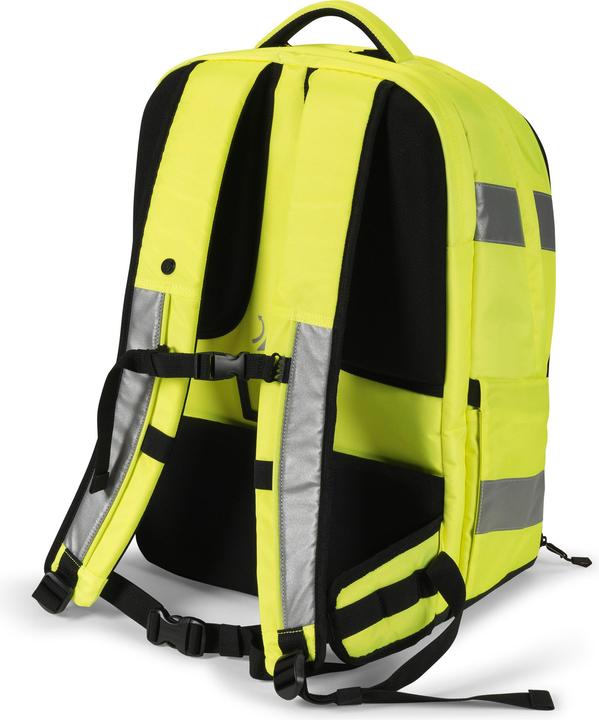 Actual product image Dicota Backpack Hi-Vis 32 - 38 litres - yellow (38 l)