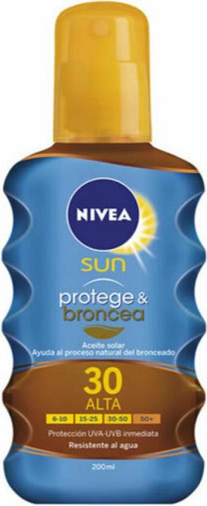 Immagine prodotto NIVEA 4005900131256 Spray abbronzante Spf30, 1 confezione (1 x 0,2 kg) (Olio abbronzatura, SPF 30, 200 ml)