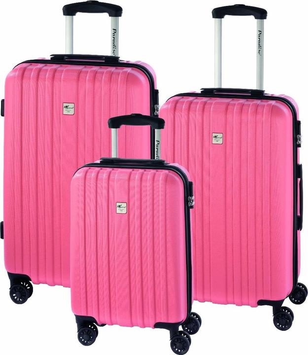 Actual product image Check.In Aurora - Set of 3 suitcases coral
