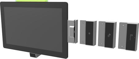 Produktbild Advantech UTC-115G, 39,6 cm (15.6 Zoll), 1366 x 768 Pixel, Projizierts Kapazitivsystem, 90°, 50°, 26 (15.60", 128 GB, Silber)