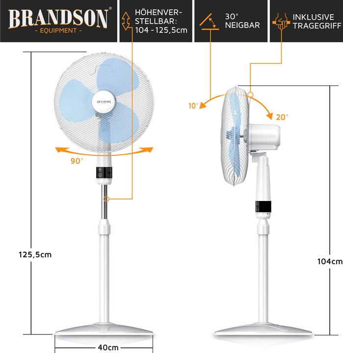 Produktbild Brandson Standventilator (45 dB)