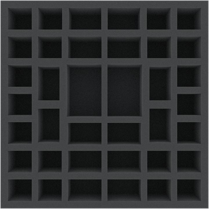Actual product image Feldherr AFJX055BO - 55 mm foam inlay for Runewars the miniatures game - Infantry (Plastic)