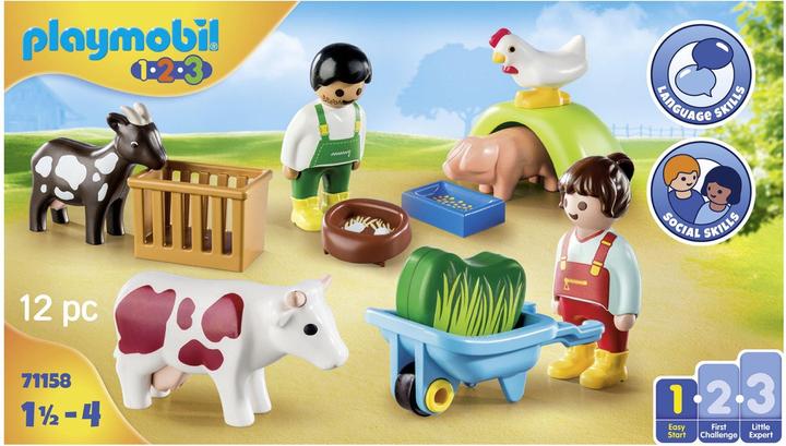 Produktbild Playmobil Bauernhof-Set (71158, Playmobil 1.2.3)