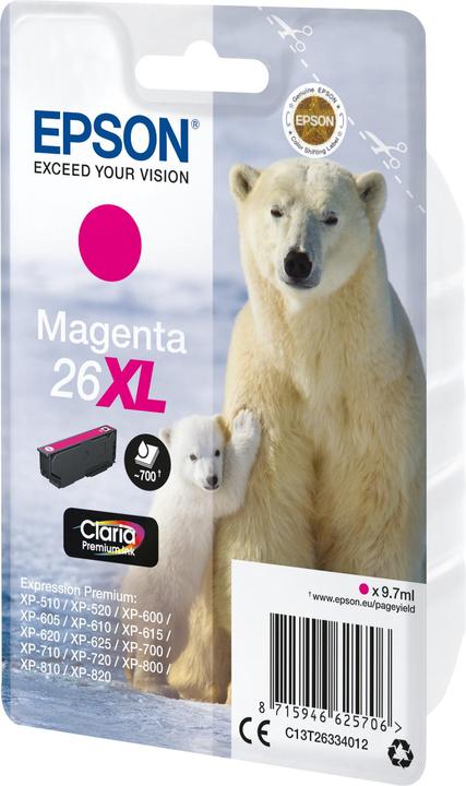 Image du produit Epson 26XL Claria Premium (M)