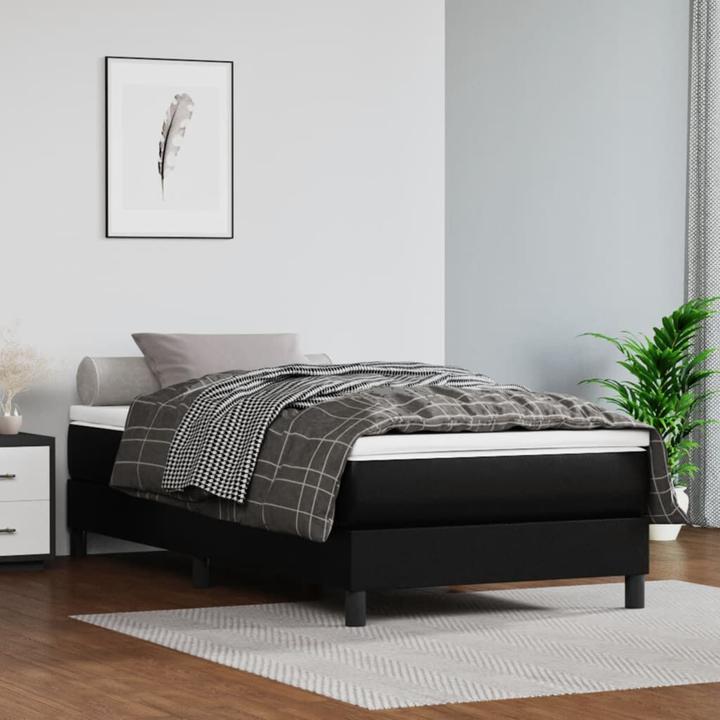 Actual product image VidaXL Taschenfederkernmatratze für Kinder 80 x 160cm Kunstleder (80 x 160 cm, Spring core)