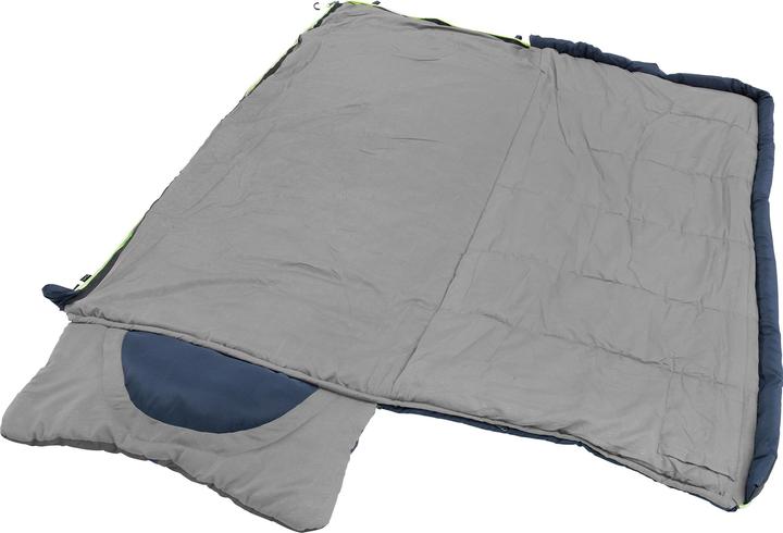 Actual product image Outwell Contour Junior polyester sleeping bag, dark blue (170 cm)