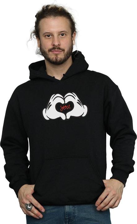 Immagine prodotto Disney Mickey Mouse Loves You Felpa con Cappuccio Uomo (M)