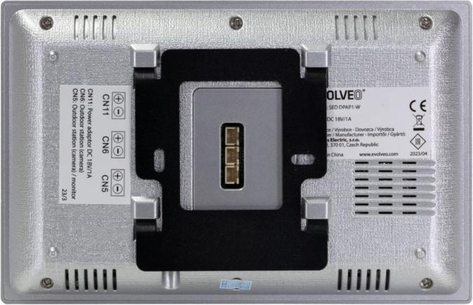 Actual product image Evolveo DoorPhone AP1- 2 drátový videotelefon s aplikací (Wi-Fi, Ethernet)