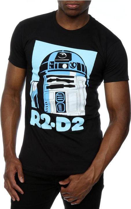 Actual product image Star Wars Mens R2-D2 Poster T-Shirt (XXL)