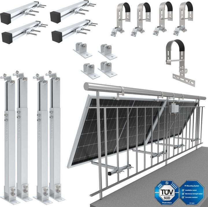 Actual product image Nuasol Balcony railing bracket (Solar system mounting material)