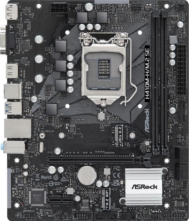 Produktbild AsRock H410M-H/M.2 SE (LGA 1200, Intel H370, mATX)