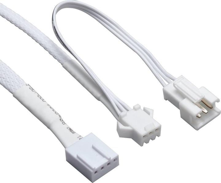 Actual product image Phanteks D30 PWM Regular Airflow D-RGB Fan, 3-pack - 120mm, white (120 mm, 3 x)