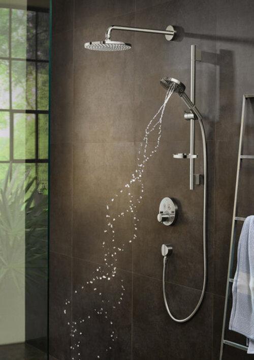 Produktbild hansgrohe HG Fertigmontageset SHOWERSELECT S f UP-Thermostat 2 Verbr bru black chrome