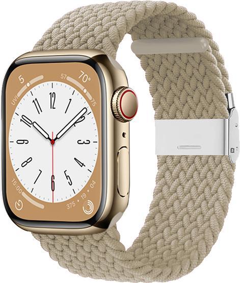 Crong Wave Band – Geflochtenes Armband für Apple Watch 38/40/41 mm (Stein ohne) (Fibre di poliestere, 3, 4, 9, Apple Watch Series 1)