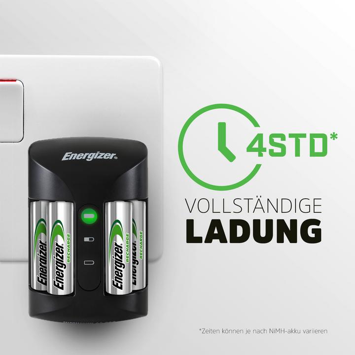 Immagine prodotto Energizer Ricarica Pro (4 pz., AA, 2000 mAh, Batteria + Caricabatterie)
