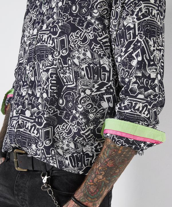 Produktbild Joe Browns Comic Print Graphic Long Sleeve Shirt (XL)
