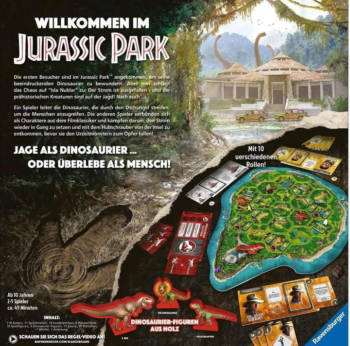 Actual product image Ravensburger Jurassic Park - Danger. (German)