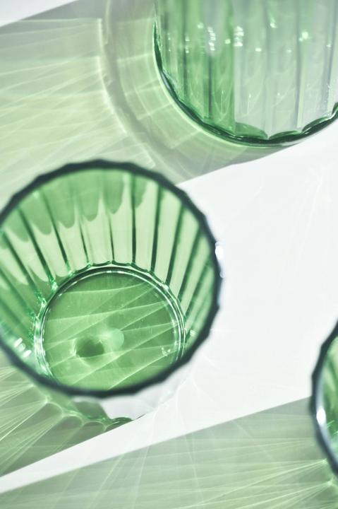 Produktbild Easy Life 2er Set Gläser aus Acryl 350ml, grün (0.35 l)
