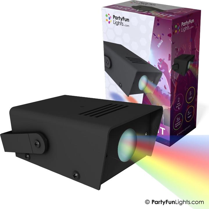 Actual product image PartyFun Lights Party Fun Lights - Mini projector disco lamp - 12.5cm