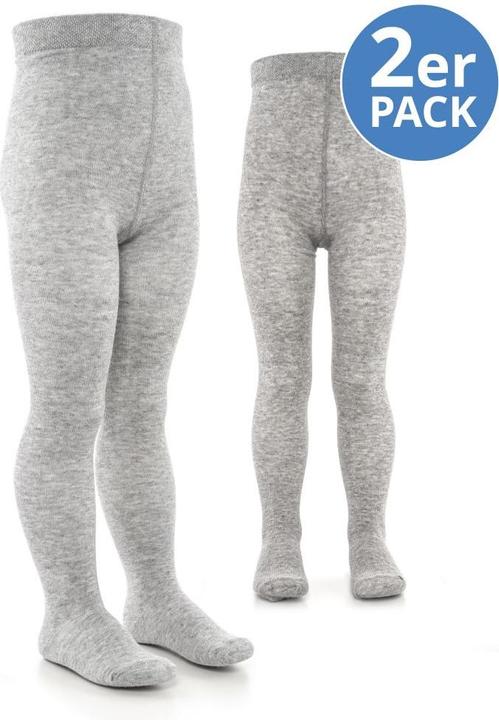 Immagine prodotto La Loona Collant LaLoona per neonati - confezione da 2 pezzi - grigio melange - (62/68)