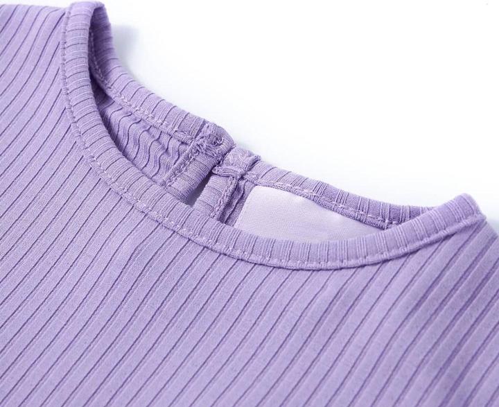 Actual product image VidaXL Children's T-shirt purple 140,Material: 95 % cotton. 5 (140)