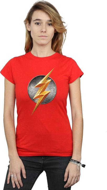 Image du produit The Flash T-shirt en coton avec logo pour femme/femme (XL)