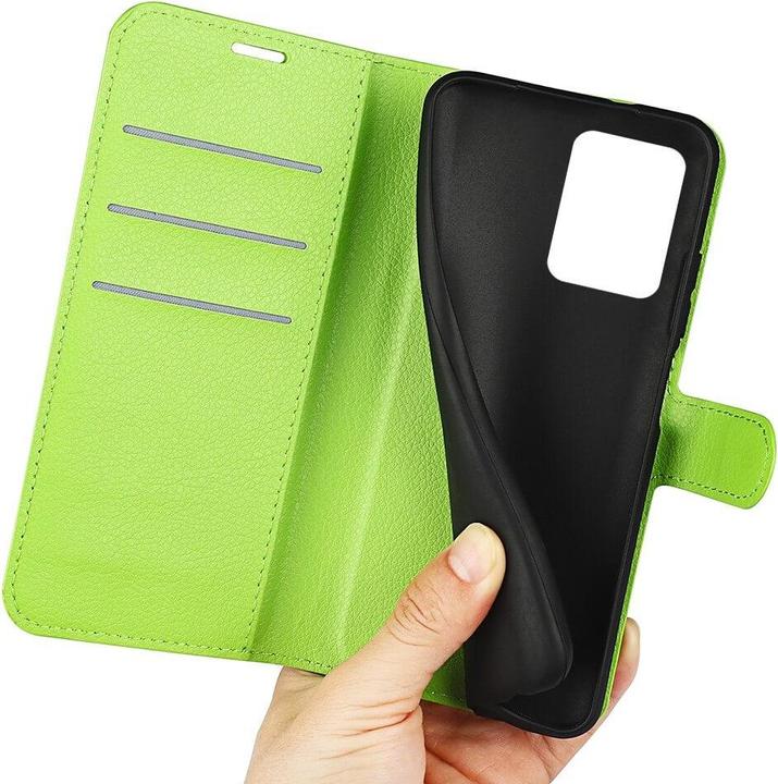 Produktbild Cover-Discount Xiaomi Poco X5 Pro - Leder Etui Hülle grün (Xiaomi Poco X5 Pro, Xiaomi Redmi Note 12 Pro 5G)