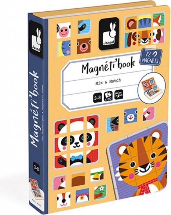 Immagine prodotto Janod Magnet Book Mix & Match (Tedesco, Francese, Italiano, Inglese)