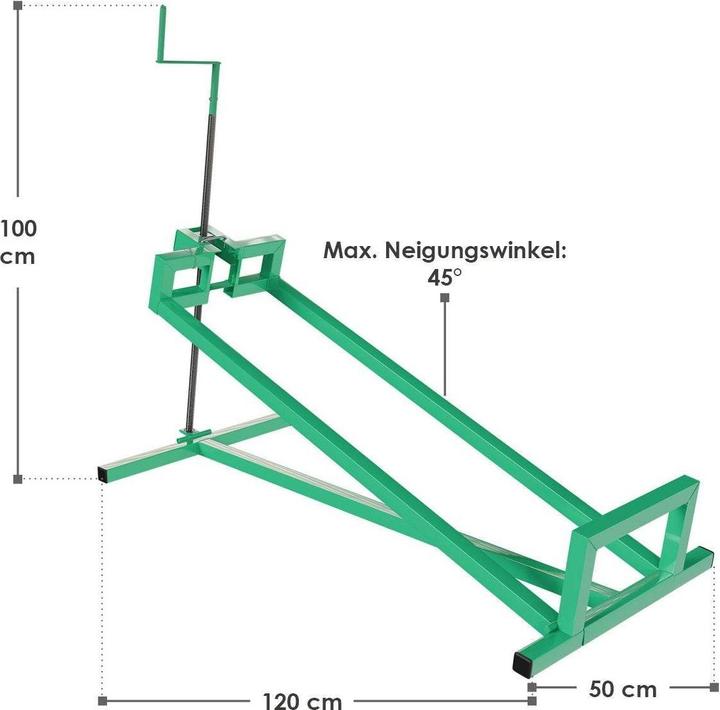 Produktbild Juskys Rasentraktorheber mit Handschuhen (Rasenmäher, Rasentraktor, Gartenmaschinen Ersatzteile)