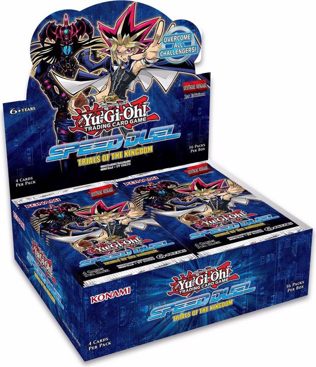 Actual product image Yu-Gi-Oh ! Speed Duel: Trials of Kingdom trading cards (German, Booster display)
