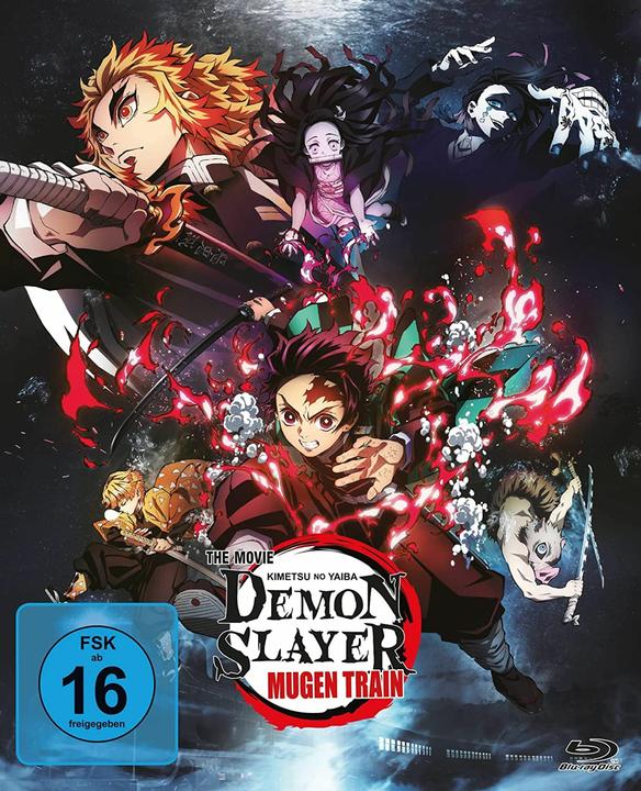 Actual product image Demon Slayer -Kimetsu no Yaiba- The Movie: Mugen Train - Blu-ray (Blu-ray, 2021, Japanese, German)