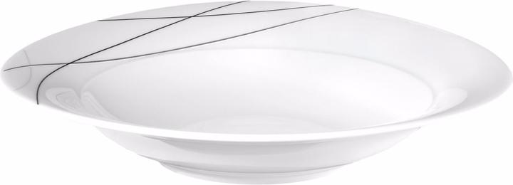 Image du produit Seltmann Trio d'assiettes creuses 6 pièces, blanc noir (6 x, 23 cm)