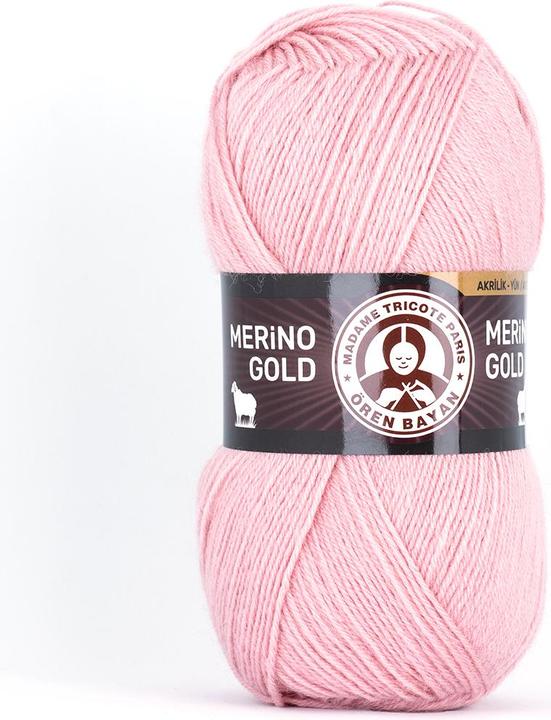 Image du produit Madame Tricote Paris Mérinos Or - Rose (400 m)