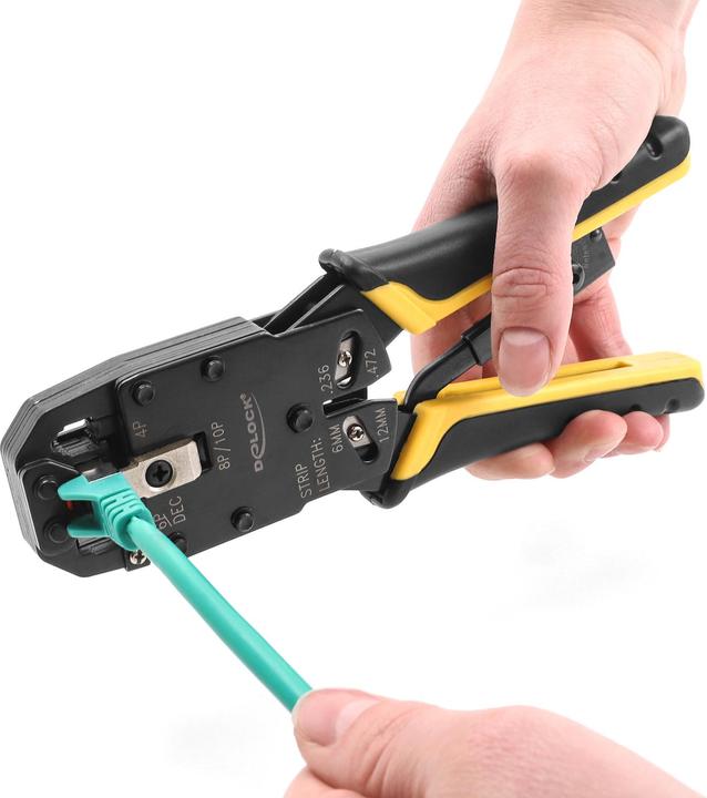 Produktbild Delock Universelle Crimpzange mit Abisol (200 mm)