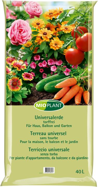 Mioplant Universalerde (40 l, Erde ohne Torf)