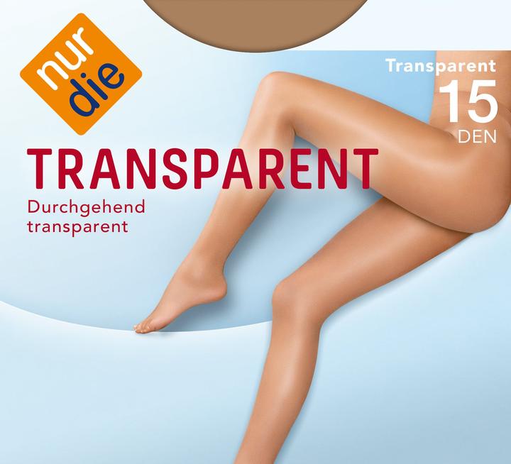 Produktbild Nur Die Transparent (15 DEN, 38 - 40)