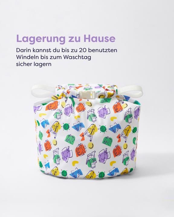 Actual product image Bambino Mio Wetbag for at home