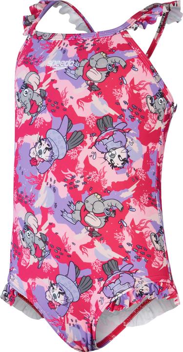 Speedo Girls LTS Printed Frill Thins (104)
