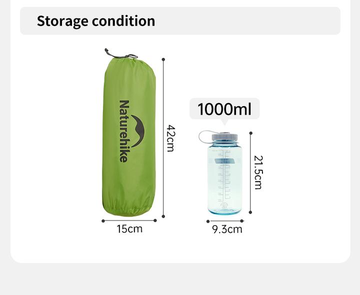 Produktbild Naturehike Tent p-series 2 single layer cnk2450ws030-grass green (2 Personen)