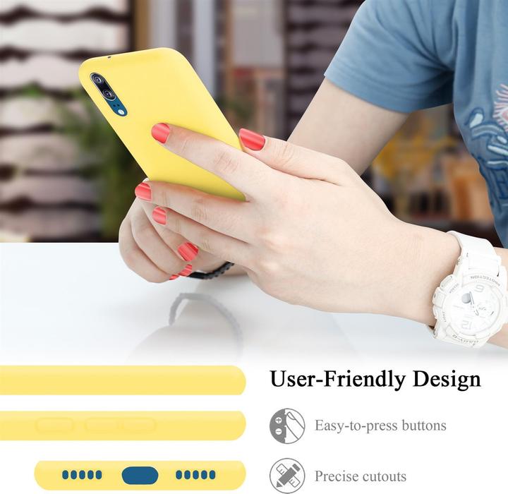 Actual product image Cadorabo TPU Liquid Silicone Case Cover (Cubot P20)