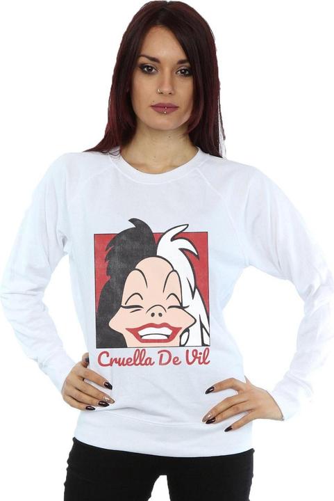 Produktbild Disney Cruella De Vil Cropped Head Sweatshirt (S)