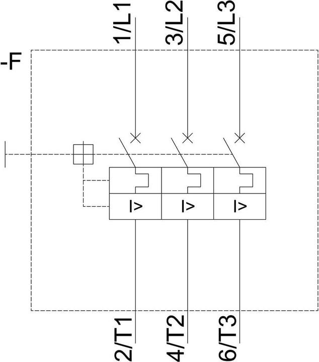 Actual product image Siemens Circuit breaker for motor protection 5A