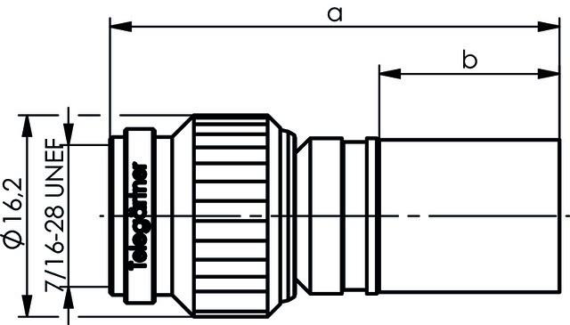 Produktbild Telegärtner TNC-Kabelstecker Crimp G42 50 Ohm, Crimp/Crimp, Außenleiter Telealloy, A3326, G42 (2.7/7.1) (Antennenkabel)